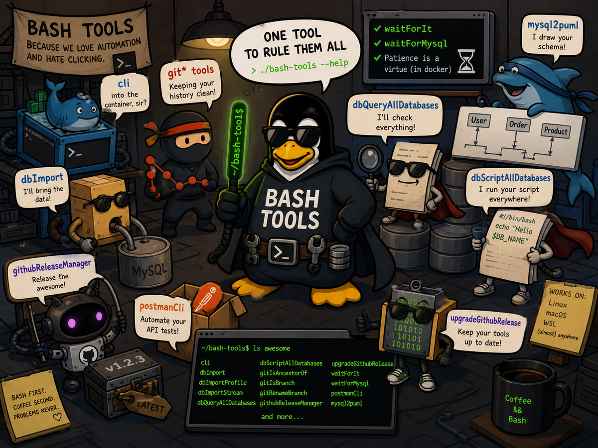 Bash Tools illustration Bash Tools illustration